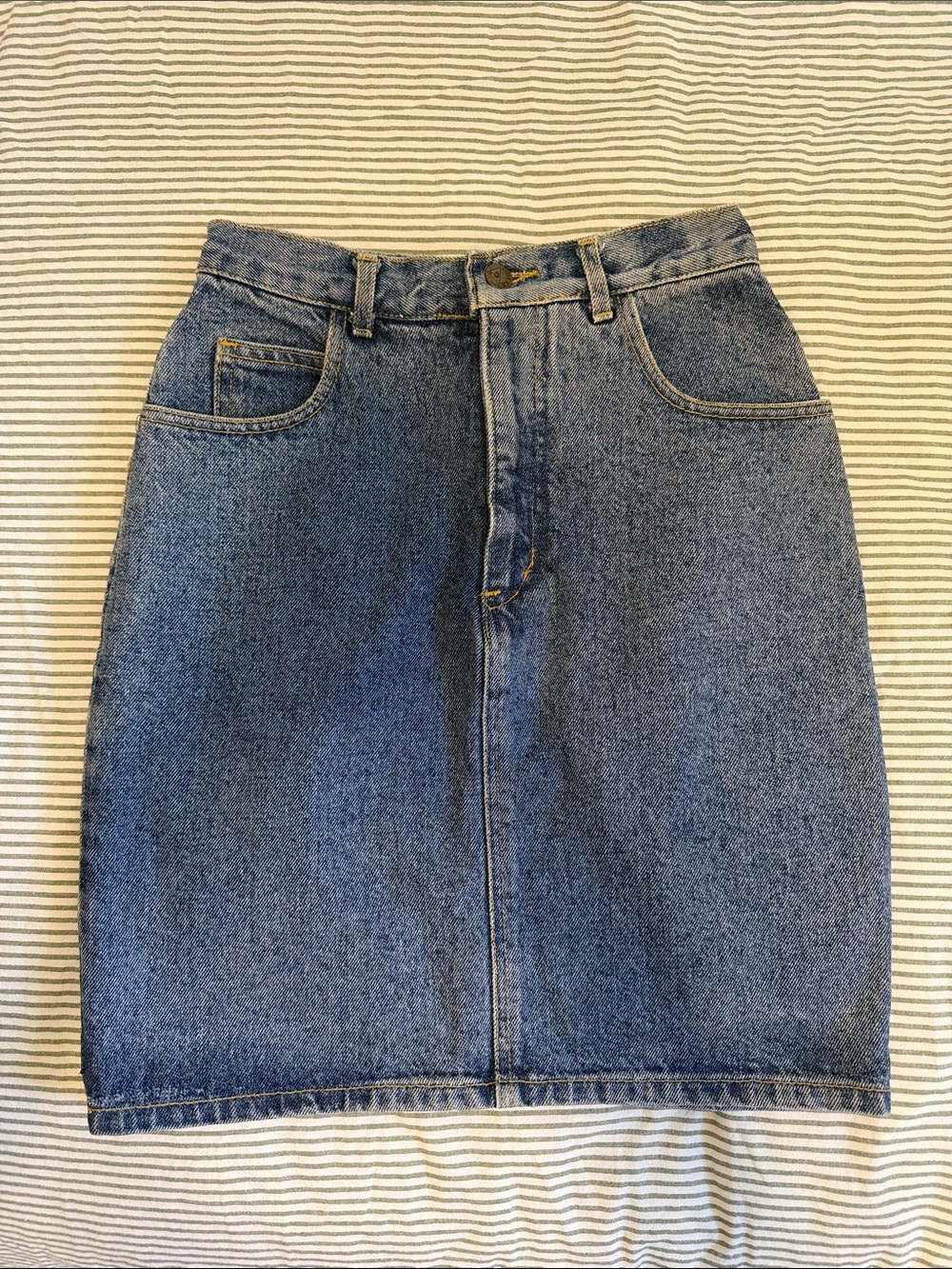 Vintage Guess Blue Denim Skirt